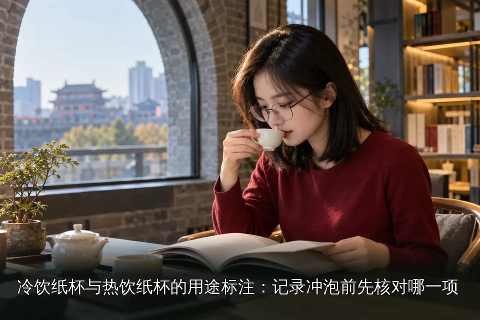 年轻女性品茶主题图｜西安·城市书房品茶阅读