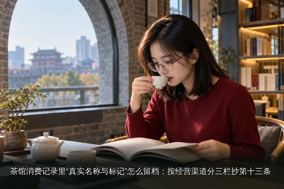 年轻女性品茶主题图｜西安·城市书房品茶阅读